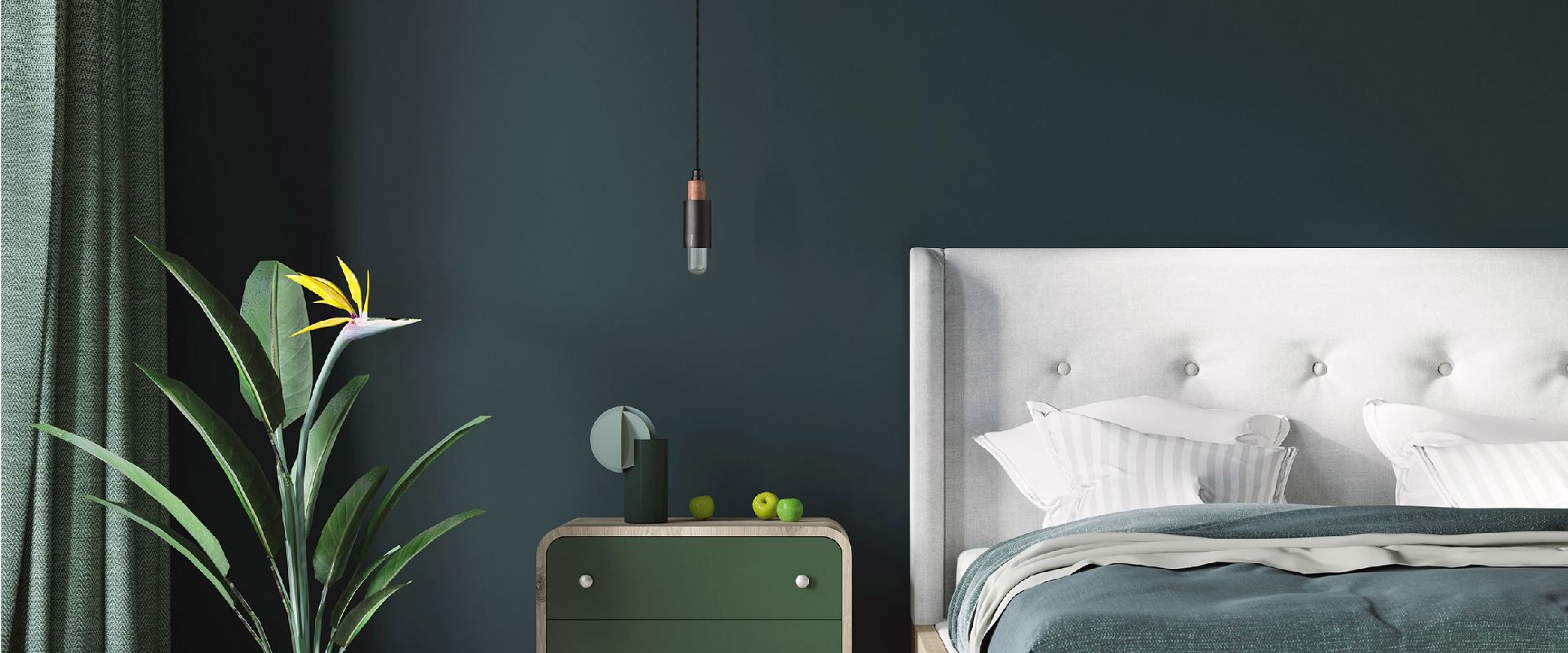 بنر چراغ آویز مدرن مینی مول