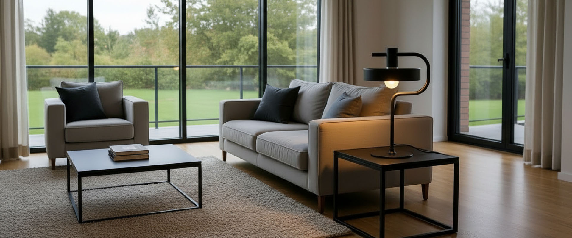 بنر آباژور رومیزی مدرن نوترون