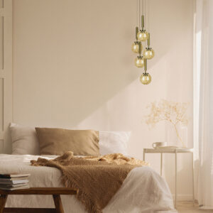 لوستر آویز مدرن گلدن گلوب